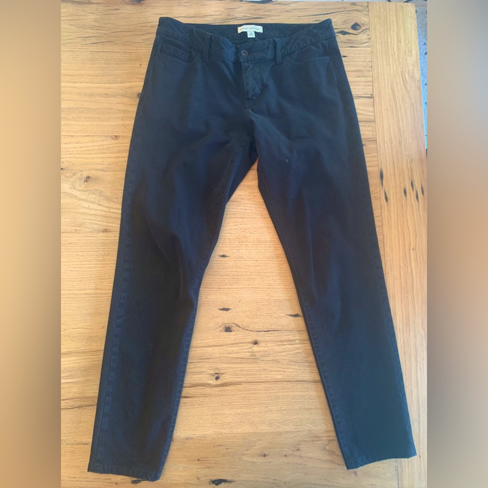 Banana Republic Stretch Denim Jeans Black Midrise Skinny Women’s Size 10 Prelove